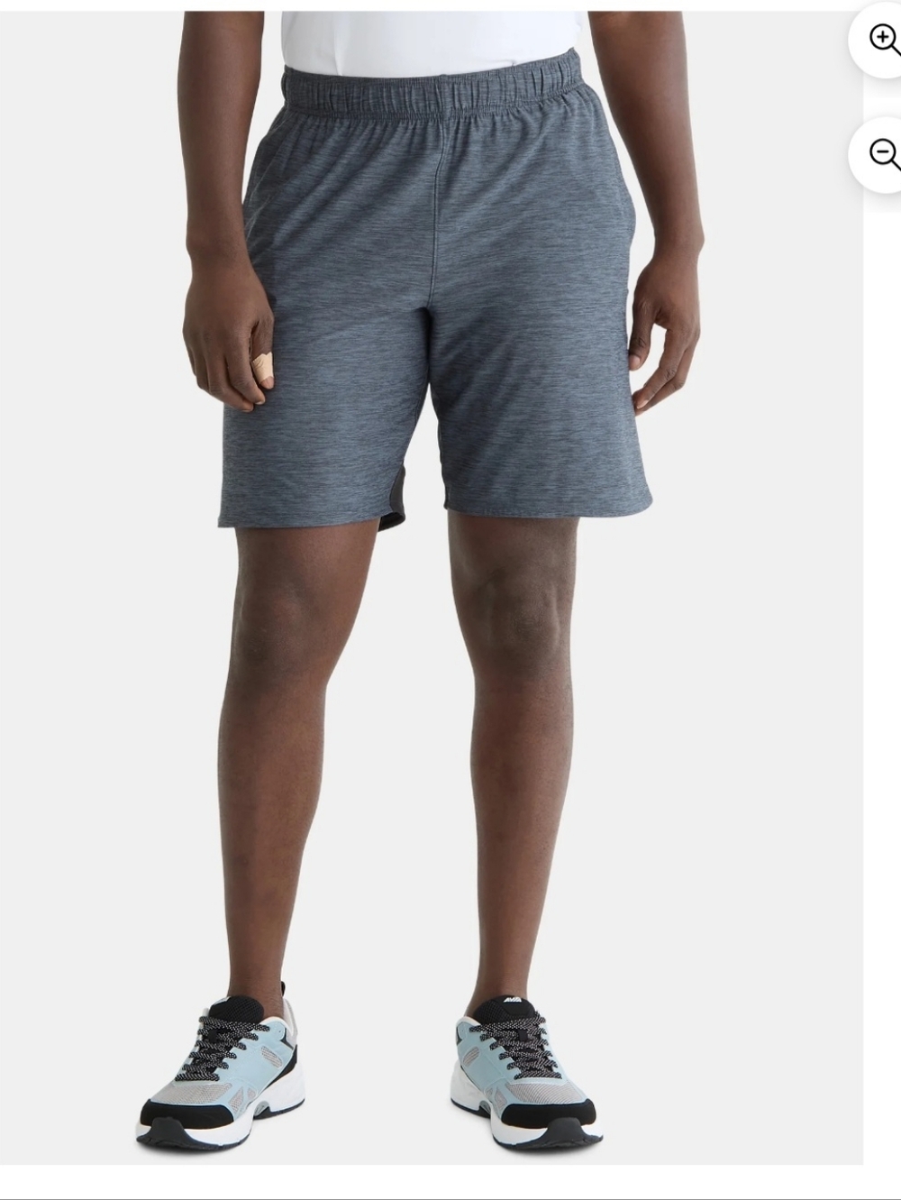 New Athletic Works Men's 3XL (48-50) Jersey Knit Shorts, 9" Inseam w/ drawstring